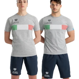 T-SHIRT ARENA ITALIA SILVER