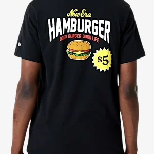T-Shirt Maniche Corte Hamburger Graphic