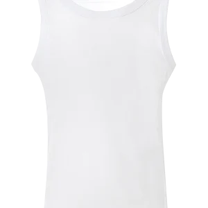 Canotta bimbo spalla larga in morbido cotone