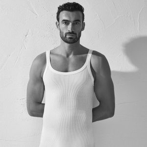 Canotta uomo in cotone interlock confezione da tre pezzi