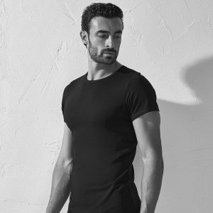 Maglietta uomo mezza manica a girocollo in cotone modal confezione tre pezzi