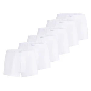 Boxer uomo - bianco, multipack da 6, cotone