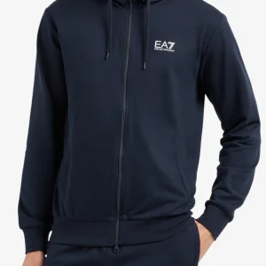 Felpa Full Zip Con Cappuccio Core Identity