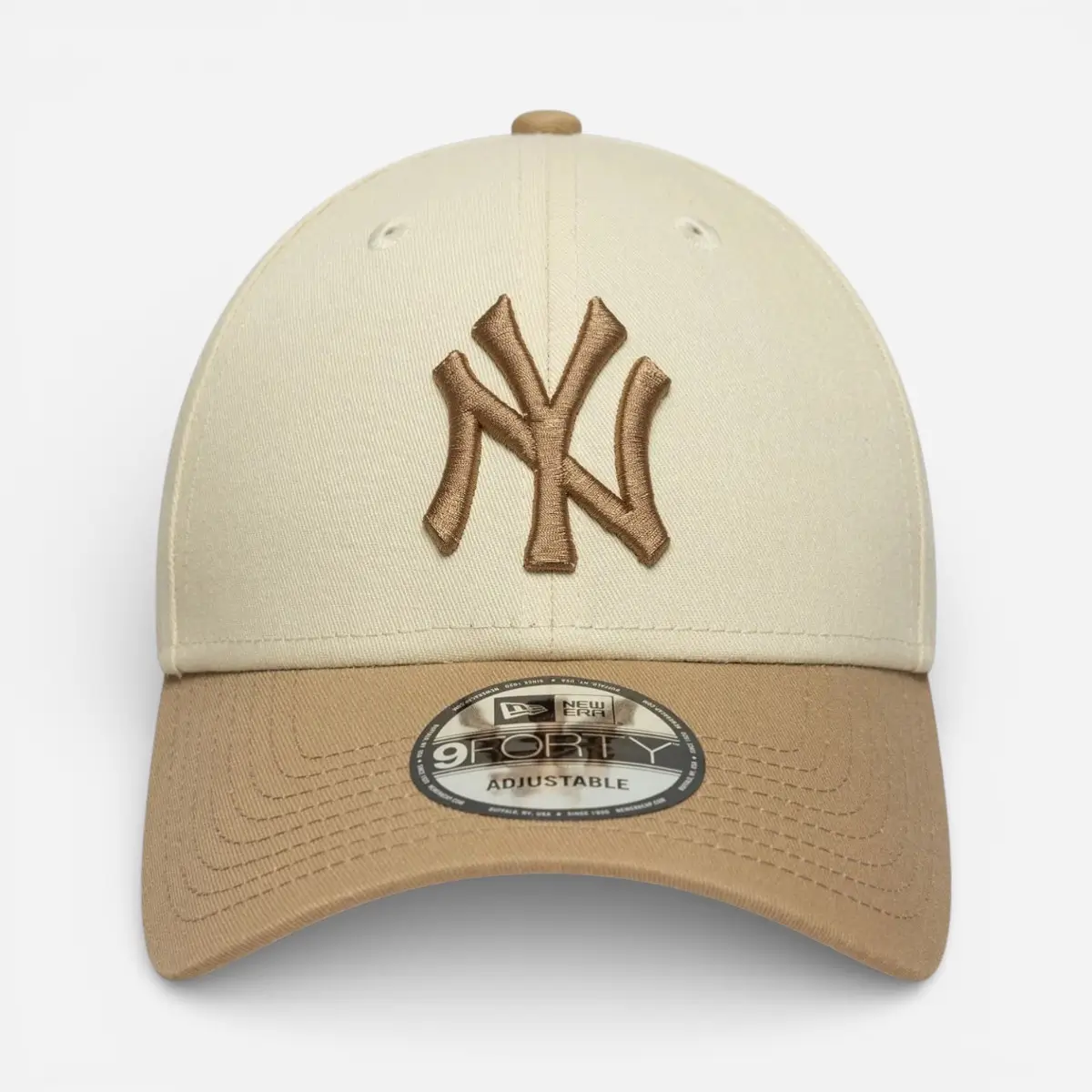 New Era Cappellino 9FORTY Regolabile New York Yankees MLB Colour Block Crema - immagine 3