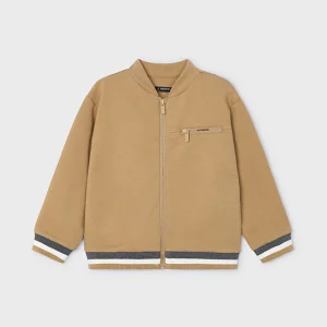 Felpa con cerniera bambino Mayoral caramello