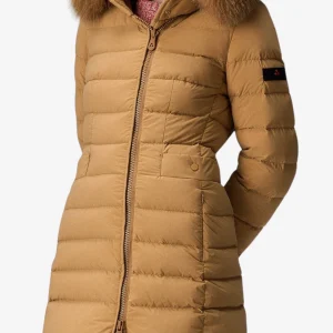 Piumino Full Zip Con Cappuccio Bordo Pelliccia Seriola Ml 06 Fur