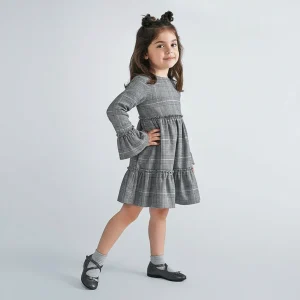 Abito di punto bambina Mayoral fantasia Galles grigio