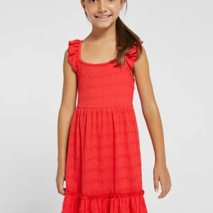 Abito estico strutturato ragazza Mayoral rosso