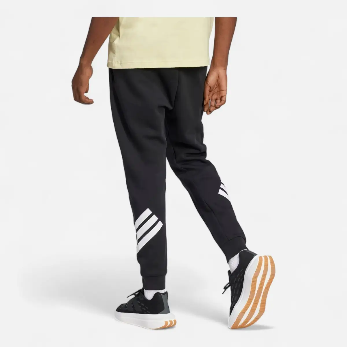 Adidas Tuta (Hoodie+Pant) Future Icons 3-Stripes Black / White - immagine 7