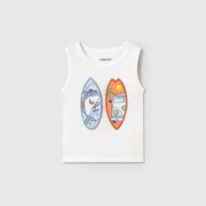 Canotta interattiva neonato Mayoral "Squalo e Furgone"