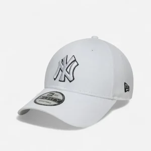 New Era Cappellino 9FORTY Regolabile New York Yankees Pop Outline White