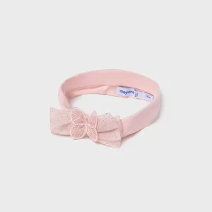 Fascetta farfalla neonata Mayoral rosa