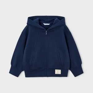 Felpa cerniera bambina Mayoral blu marino