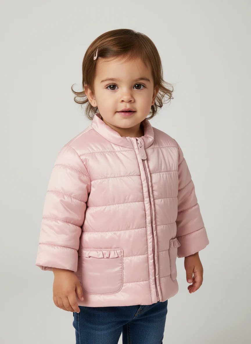 Giacca a vento leggera neonata Mayoral Newborn rosa baby - immagine 5