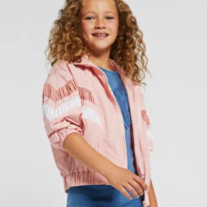 Giacca a vento ragazza Mayoral rosa telato