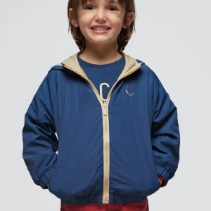 Giacca a vento bambino Mayoral reversibile blu-Anguria