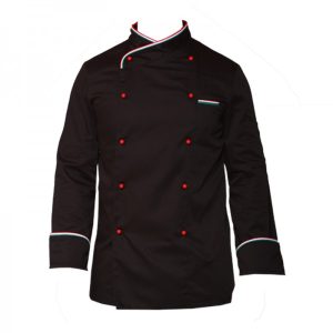 Giacca Chef Tricolore Manica Lunga