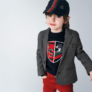 Giacca elegante grigia mix bambino Mayoral