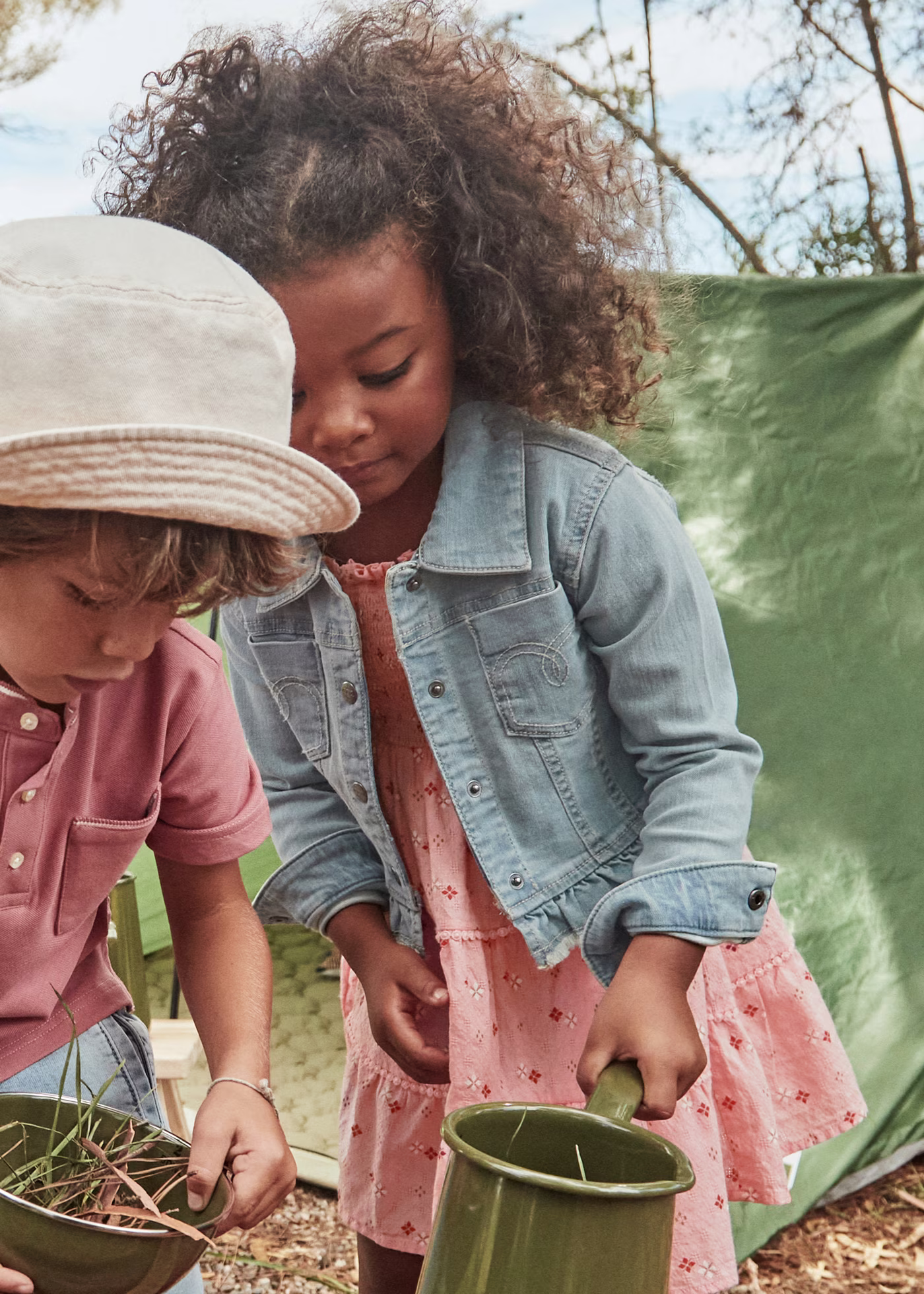 Giacca orlo volant bambina Mayoral jeans chiaro - immagine 2