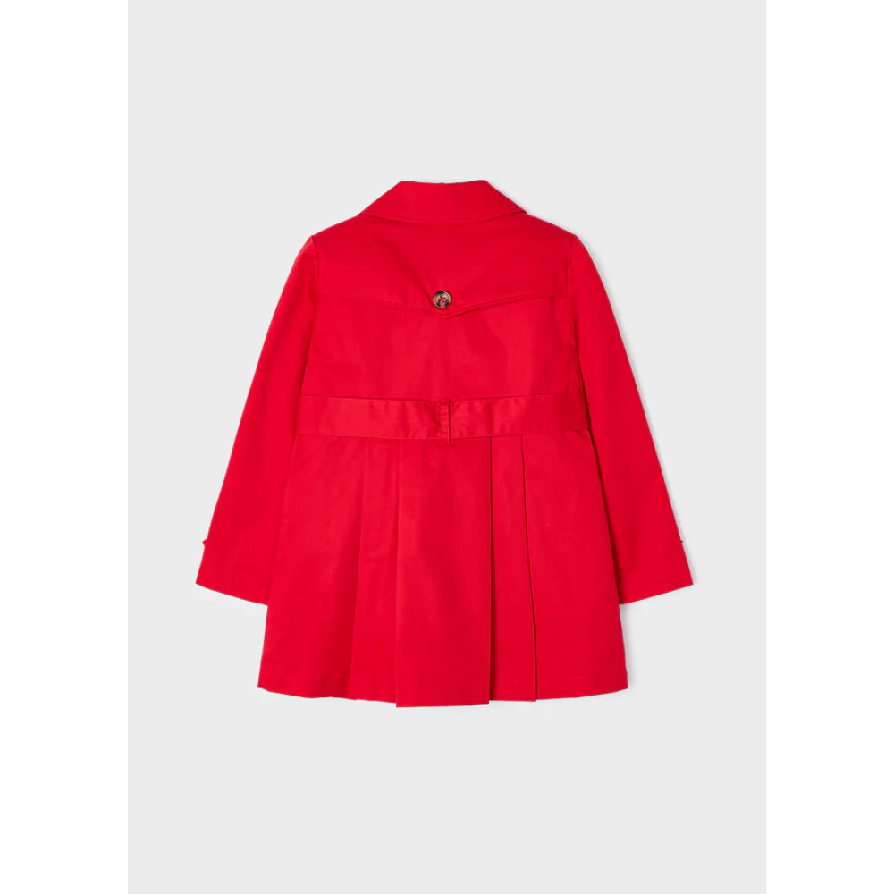 Giacca Trench coat bambina Mayoral rosso - immagine 6