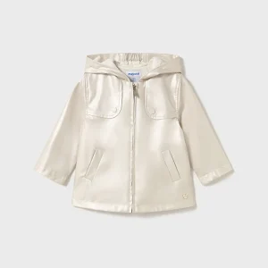 Giacca Trench impermeabile neonata Mayoral beige perlato