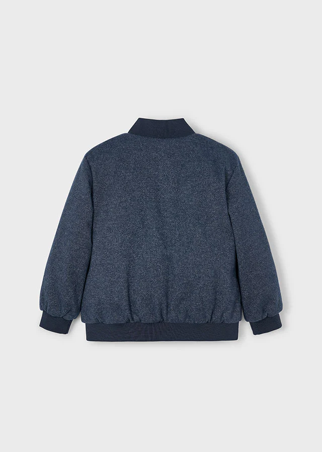 Giacca zip collo bomber bambino Mayoral blu marino mix - immagine 5