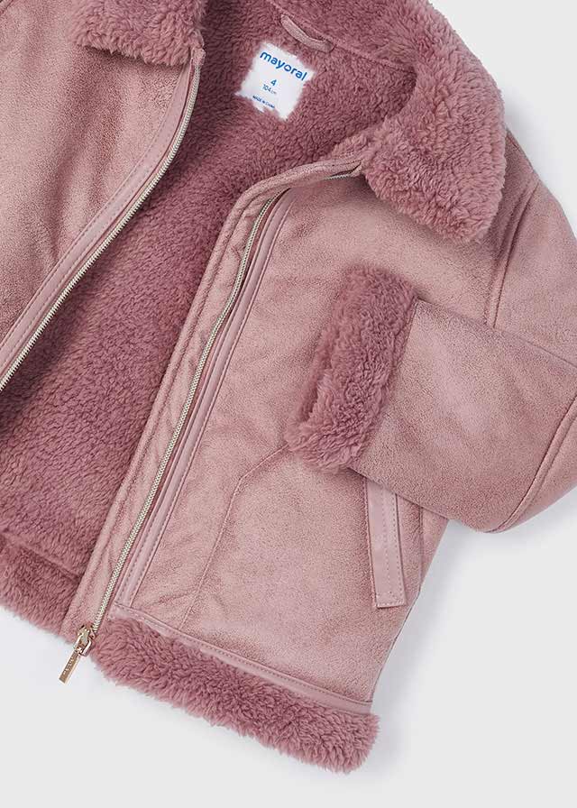 Giaccone invernale double-face bambina Mayoral rosa - immagine 4