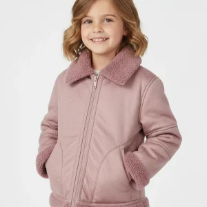 Giaccone invernale double-face bambina Mayoral rosa