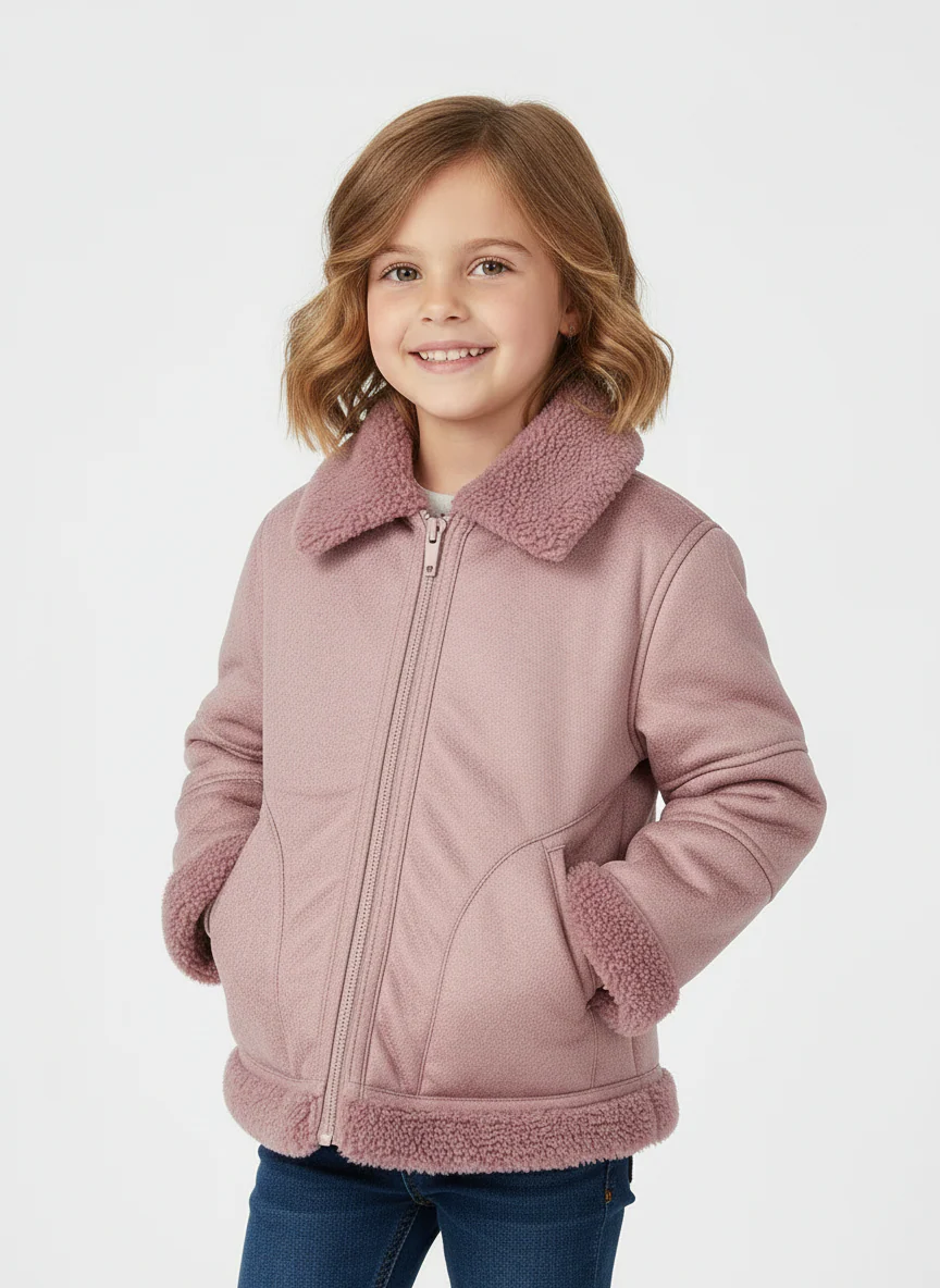 Giaccone invernale double-face bambina Mayoral rosa - immagine 2