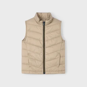 Gilet imbottito ultrlight bambino Mayoral beige