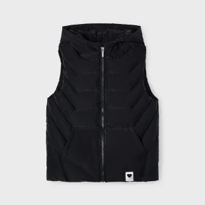 Giubbino Gilet imbottito bambina Mayoral nero