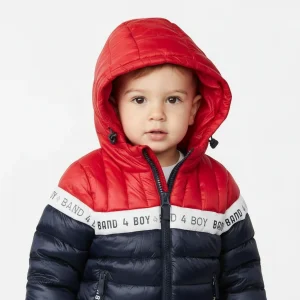 Giubbino neonato brand Ativo invernale bicolor Rosso