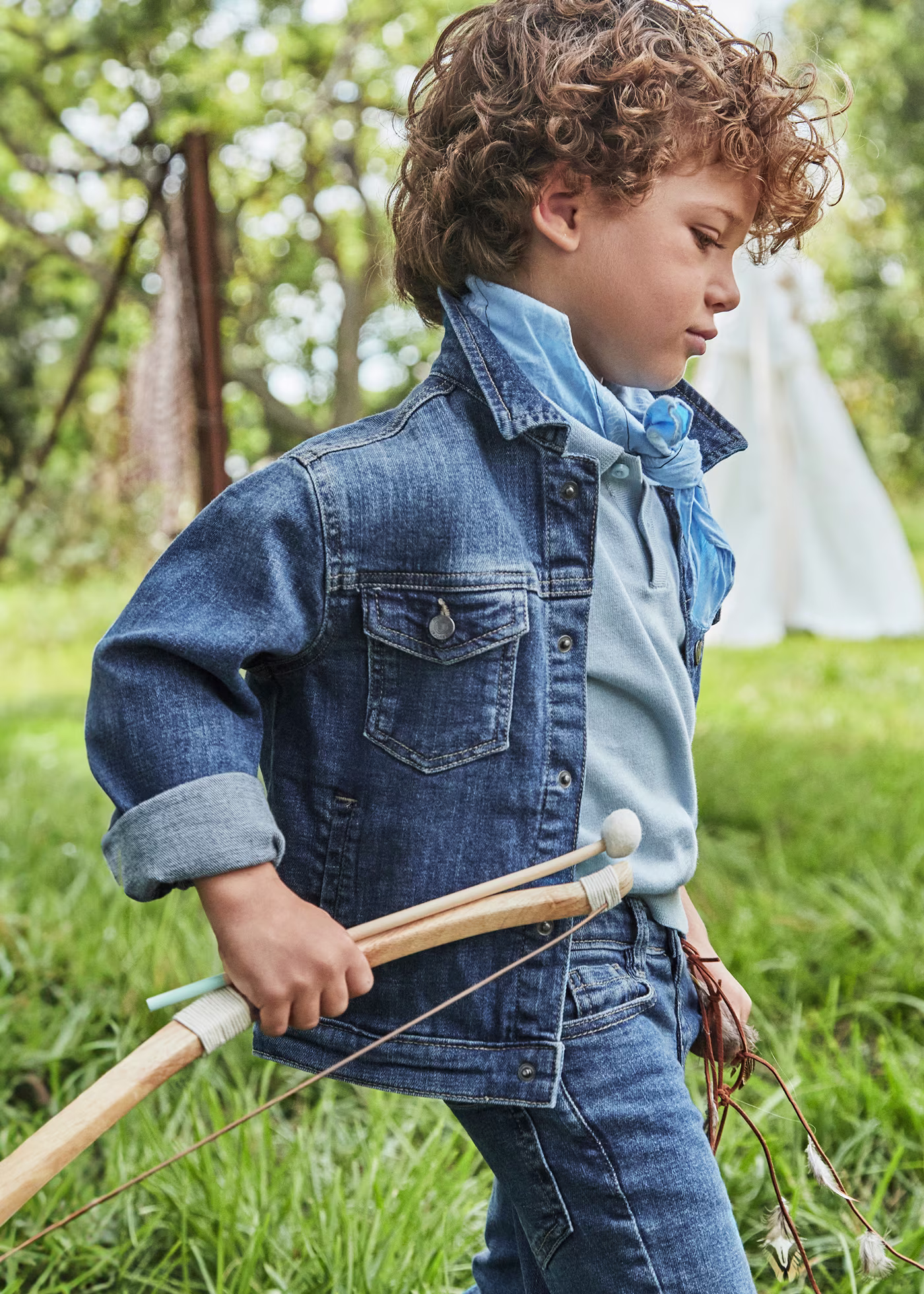 Giubbotto bambino Mayoral blu jeans