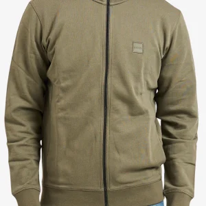 Felpa Full Zip Con Toppa Logo