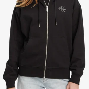 Felpa Full Zip Con Cappuccio Monologo