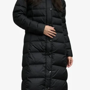 Piumino Lungo Full Zip Con Cappuccio Anita