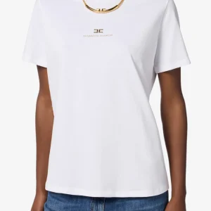 T-Shirt Maniche Corte Con Collana