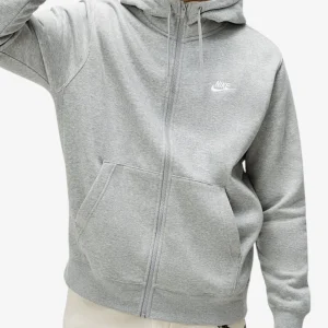Felpa Full Zip Con Cappuccio Club