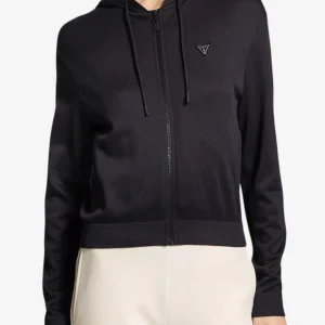 Felpa A Costine Full Zip Con Cappuccio Martina