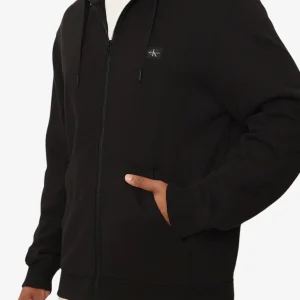 Felpa Full Zip Con Cappuccio Stemma Logo