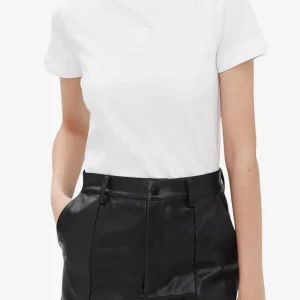 T-Shirt Maniche Corte Logo Ricamato