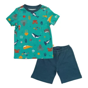 Pigiami Corti per Bambini in Cotone Organico