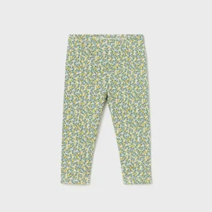 Leggings stampato neonata Mayoral floreale smeraldo