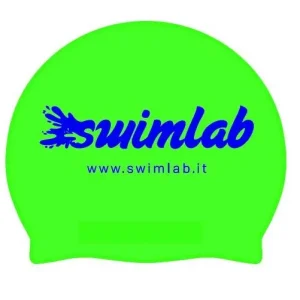 CUFFIA SILICONE SWIMLAB BASE VERDE LIME