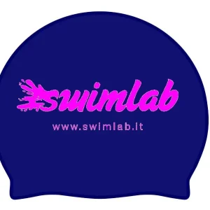 CUFFIA SILICONE SWIMLAB BASE NAVY