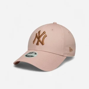 New Era Cappellino Donna 9FORTY Rgolabile New York Yankees Metallic Logo Rose