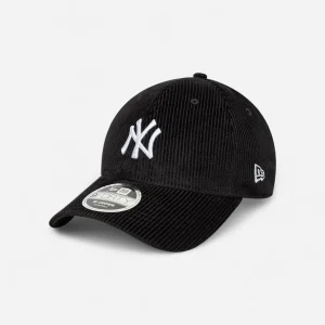 New Era Cappellino 9FORTY Regolabile M-Crown New York Yankees MLB Cord Black