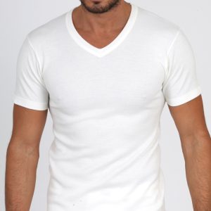 MAGLIETTA UOMO MEZZA MANICA COLLO A V ART. RB5510 Marchio RB SHOPS