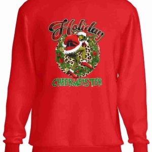 Felpa a Girocollo Rossa il Grinch Christmass Style