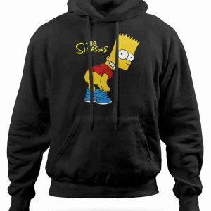 Felpa Con Cappuccio Bart Simpson